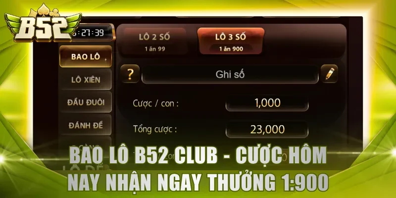 Bao lô B52 Club