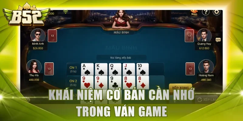 Khái niệm cơ bản cần nhớ trong ván game